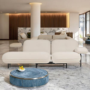 Ensemble de canapés sectionnels en tissu coton éponge durable scandinave moderne pour hôtels petits appartements villas ateliers salons - Product Image 5