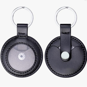 Cross-border PU <b>leather</b> commemorative coin <b>keychain</b> pendant suitable for coin AA medal collector's folder commemorative coin - Product Image 1