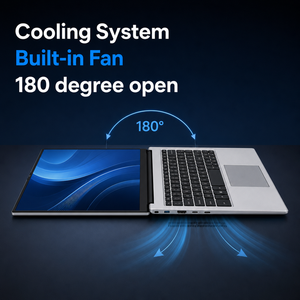 Vente d'usine : Ordinateur portable 14,1 pouces AMD R5 3500U avec Windows 11 Pro, lecteur d'empreintes digitales, <span class=keywords><strong>cam</strong></span>éra, RJ45 et emplacement de sécurité - Product Image 6