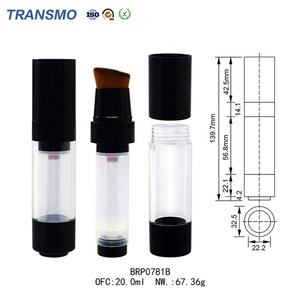 Tube vide pour fond de teint et correcteur, emballage rond en plastique - Product Image 2