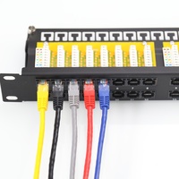 Cables de conexión CAT5 CAT5E personalizados de marca, conectores RJ45 de aluminio revestido de cobre 3M, cables de red para equipos de centro de datos