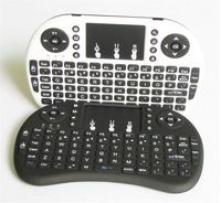 Mini Teclado Inalámbrico I8 al por Mayor de Fábrica, Retroiluminación de 7 Colores, Panel Táctil de 2.4G, Universal para Android TV Box, PC, Pad, HTPC, X-Box