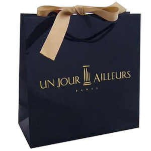 Sacs cadeaux en tissu rose personnalisés de haute qualité, vente en gros, différents types de poignées, matériau en carton - Product Image 5