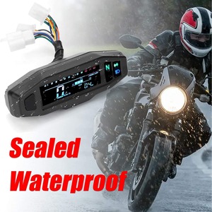 New South American Mini-Va HD <strong>LCD</strong> Speedometer Adjustable Carburetor EFI Speed Gauge For Motorcycles - Product Image 2