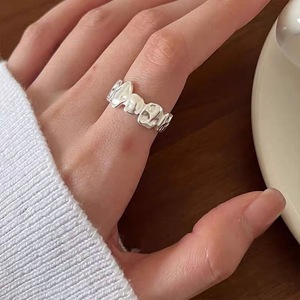 Cartoon Elephant <b>Open</b> <b>Ring</b> S925 Sterling Silver Minimalist Design Women's Index Finger Jewelry Everyday Wear - Product Image 1