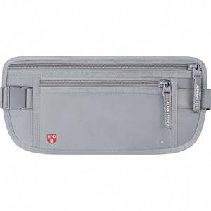 Free Sample BSCI Bag Wholesale Waist Bags RFID <b>Money</b> Bag <b>Pouch</b> - Product Image 5