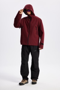 Vestes de ski personnalisées imperméables ODM, manteaux trench, hardshells, vestes de ski pour hommes pour les tempêtes d'hiver - Product Image 2