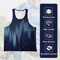Débardeur de sport respirant à séchage rapide en maille perforée pour homme – Gilet de fitness et course à pied, sensation fraîche estivale, personnalisation par sublimation en gros