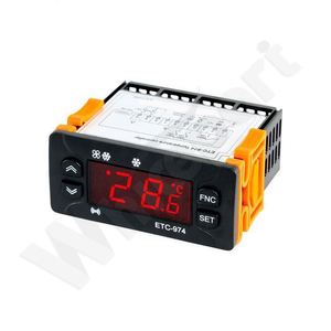 220V LCD Điều chỉnh Led điều khiển nhiệt độ lồng ấp ETC-974 kỹ thuật số nhiệt cho phòng lạnh condenser Bộ phận làm lạnh - Product Image 1