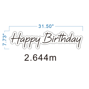 จัดส่งแบบหล่นป้ายนีออนสุขสันต์วันเกิดปี 2024 สําหรับตกแต่งงานปาร์ตี้ - Product Image 5