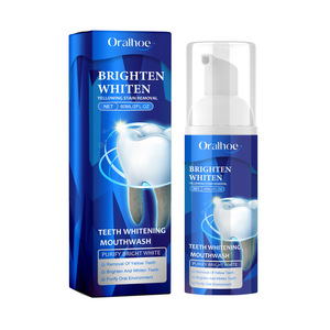Mousse blanchissante pour les dents 60 ml, nettoyage en profondeur, réparation des taches de cigarette, neutralise les tons jaunes, plaque dentaire, haleine fraîche - Product Image 5