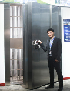 Chống trộm chống cháy nổ bằng thép không gỉ Vault cửa phòng mạnh mẽ cho ngân hàng và hầm riêng với khóa thời gian - Product Image 5