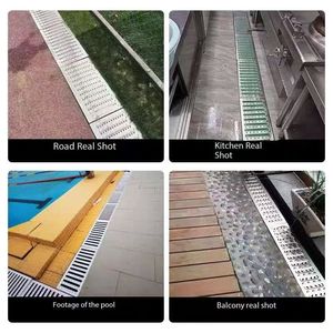 Rejilla de acero inoxidable 304 para <span class=keywords><strong>piscina</strong></span>, <span class=keywords><strong>cubierta</strong></span> de <span class=keywords><strong>alcantarilla</strong></span>, rejilla de drenaje, placa antideslizante para <span class=keywords><strong>piscina</strong></span> - Product Image 3