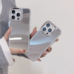 Custom donne specchio trucco cellulare custodia per <span class=keywords><strong>iPhone</strong></span> X XS XR 11 12 <span class=keywords><strong>13</strong></span> 14 15 16 Pro Max Funda Para Telefono - Product Image 1