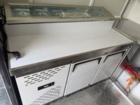 Remorque de restauration mobile d'extérieur entièrement équipée pour bar à jus, crème glacée, café et affaires de restauration de rue