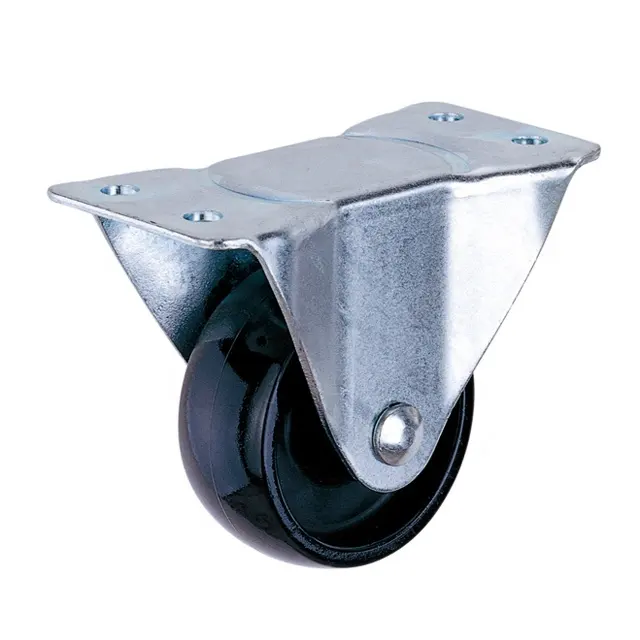 High quality PP wheel heavy duty low profile caster 2 inch 50mm fixed Plastic wheel caster