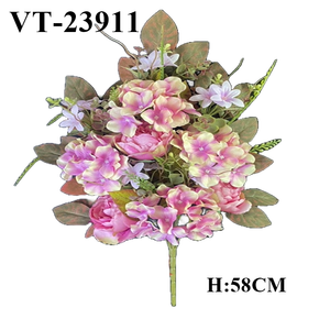 NOUVEAU POLYESTER/PLASTIQUE/SOIE/TISSU/TISSU/CIMETIÈRE AVANT DE FLEURS ARTIFICIELLES/MARIAGE/GRAVE BOUQUET/BOUQUET/BUISSONS - Product Image 4