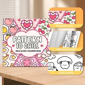 <span class=keywords><strong>Livre</strong></span> de coloriage <span class=keywords><strong>Kawaii</strong></span> pour adultes et enfants – Cahier de croquis audacieux et facile pour soulager le stress et la thérapie artistique - Product Image 2
