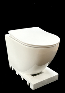 Sanitaires de salle de bains à Foshan Toilette murale en céramique Réservoir dissimulé Toilette suspendue moderne - Product Image 2