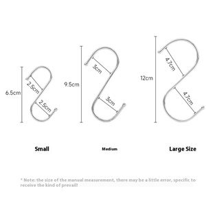<strong>Multi</strong> Functional Wall <strong>Hook</strong> Stainless Steel S-Shaped <strong>Hook</strong> Wall Mounted Bathroom Kitchen S-shaped <strong>Hook</strong> - Product Image 6