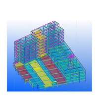 Structure en acier préfabriquée à plusieurs étages, immeuble de bureaux à plusieurs étages, fabricants leaders dans leur secteur.
