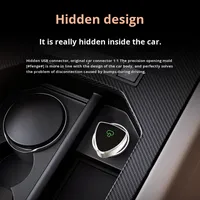 Module Smart Carplay portable 2 en 1 Adaptateur Carplay sans fil avec GPS pour Android Autocarplay Box et Car Connected Box