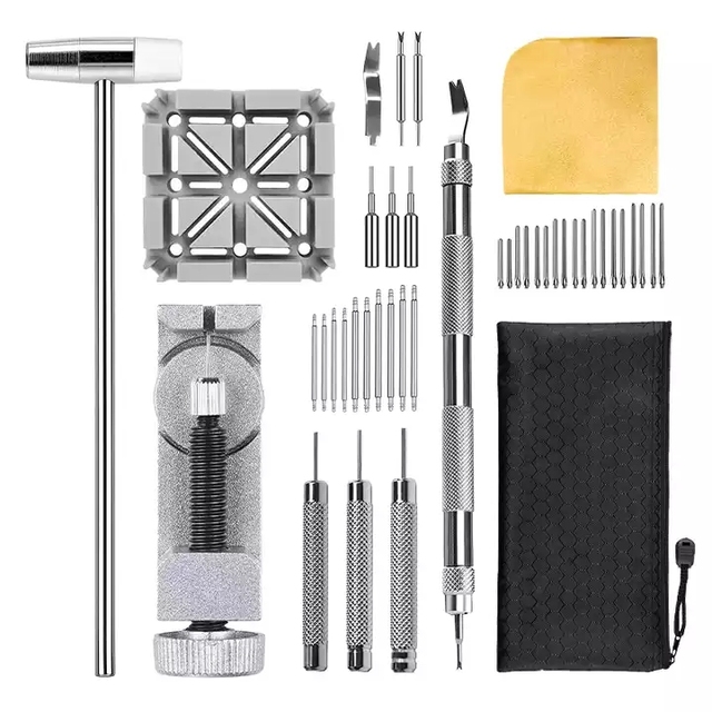 Watch Band Strap Link Pins Remover Repair Tool Spring Bar Tool Set Watch Adjustment Tool Band Replacement