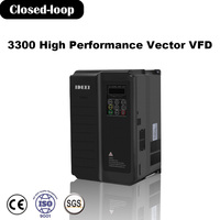Variateur de fréquence industriel en boucle fermée pour machines textiles et plastiques CNC, 0,4 kW-500 kW, contrôle vectoriel, 220 V 380 V