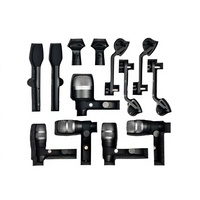 Microphone SOUNDMARK CX-608 en alliage d'aluminium noir avec connecteur XLR 48V DC