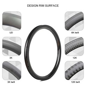 Cerchio di bicicletta 32 Larghezza <span class=keywords><strong>Mountain</strong></span> <span class=keywords><strong>Bike</strong></span> 25 millimetri di Profondità Asimmetrico 406 Tubeless Rim - Product Image 2