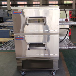 Yüksek kapasiteli elektrikli Pizza makinesi ekstra geniş kemer sistemi hızlı fırında ticari tünel Pizza fırını - Product Image 3