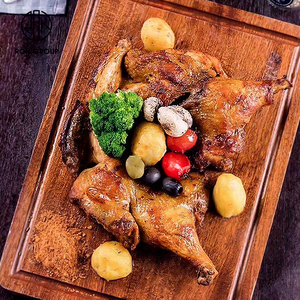 Sang Trọng Keo Gỗ Hình Chữ Nhật Khay Cho Khách Sạn Để Phục Vụ Bàn Trà Tấm Đồ Ăn Nhẹ Thực Phẩm Bít Tết Món Ăn Đảng Mun Cắt Hội Đồng Quản Trị - Product Image 4