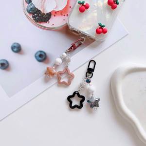 พวงกุญแจอะคริลิกรูปดาวหลากสีขายส่ง พวงกุญแจดาวห้าแฉก DIY สุดสร้างสรรค์ จี้ตกแต่งกระเป๋าแฟชั่น - Product Image 4