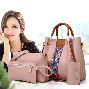 Ensemble de 4 sacs fourre-tout tendance, grand format, à bandoulière, avec <span class=keywords><strong>fermeture</strong></span> <span class=keywords><strong>éclair</strong></span>, grande capacité pour les voyages et l'usage quotidien - Product Image 1
