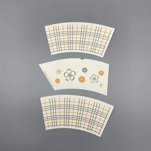 Matière première pour gobelets en papier imprimés jetables 250ML 275ML, éventail de gobelets en papier pour café - Product Image 5