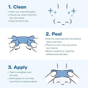 <b>Nasal</b> Strips for Better Breathing Anti Snoring Nose Strips Breathable <b>Nasal</b> <b>Dilator</b> - Product Image 2