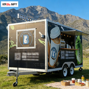 Cart Stand Portable Stainless Steel Food Trailer Truck With Donut - Product Image 2