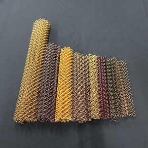 Tendaggi della bobina del metallo della maglia della tenda dell'asta di alluminio per il soffitto dell'hotel - Product Image 1