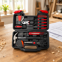 Ensemble d'outils manuels de bricolage pour la maison, 39 pièces, avec tournevis et pinces en acier au carbone, étui rigide pour l'entretien domestique