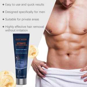 Crema Depilatoria Íntima Masculina East Moon 100g, Depilación de Axilas, Brazos y <span class=keywords><strong>Pecho</strong></span>, Retrasa el Crecimiento, Depilación Profesional - Product Image 2