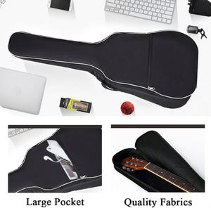 Bolsa de algodón añadida para guitarra acústica, directo de fábrica, muestra gratis, colgador trasero para guitarra profesional - Product Image 5