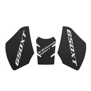 Pour <span class=keywords><strong>SUZUKI</strong></span> VSTROM DL650XT DL <span class=keywords><strong>650</strong></span> XT 2019 <span class=keywords><strong>2020</strong></span> anti-dérapant protecteur réservoir Pad autocollant gaz genouillère Traction côté 3M décalcomanie - Product Image 2