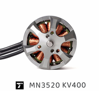 Moteur brushless TMOTOR AT3520 à arbre long, prix direct usine, personnalisé, haute poussée, pour avion RC à voilure fixe et drone, pièces de moteur