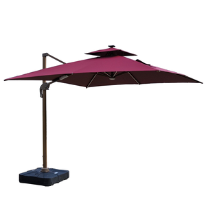 Sombrilla romana grande y moderna para exteriores para patios, villas, jardines, terrazas, balcones, hoteles, parques, muebles duraderos para exteriores - Product Image 3