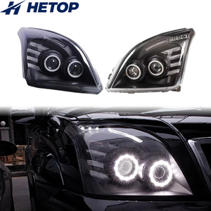 Phares HETOP <span class=keywords><strong>Prado</strong></span> 2003-2008 : Amélioration LED, feux de jour DRL, lentille de signalisation, phares avant modifiés pour <span class=keywords><strong>Toyota</strong></span> - Product Image 1