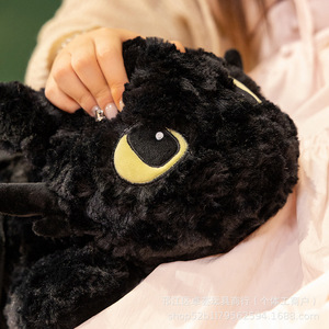 Joli petit <span class=keywords><strong>dragon</strong></span> sans dents, Furie nocturne, Furie blanche, peluche, jouet en peluche de dessin animé transfrontalier, nouveau jouet en peluche - Product Image 3
