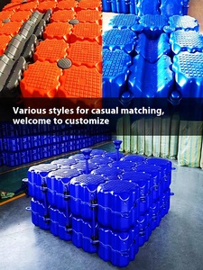Популярный модульный плавучий док для гидроциклов и лодок из HDPE, изготовленный методом выдувного формования, в наличии - Product Image 4