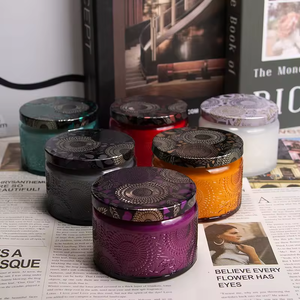 Vela de Cera de Soja con Aroma a Pachulí, de Larga Duración, para el <span class=keywords><strong>Hogar</strong></span>, la Oficina, Relajación, Días Festivos, Diwali, Bares, Celebraciones, Decoración - Product Image 4