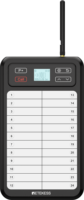 Système d'appel pour personnel de café, restaurant, cuisine, serveurs, étanche IP54, avec transmetteur à tableau d'affichage, signal sonore et vibration, portée 800m, en ABS