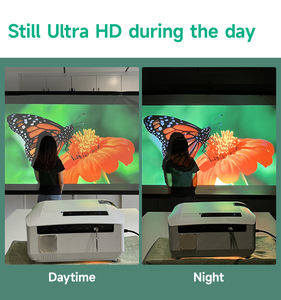 <span class=keywords><strong>Projecteur</strong></span> LED Mini Super Lumineux 4K pour la Maison, la <span class=keywords><strong>Salle</strong></span> <span class=keywords><strong>de</strong></span> <span class=keywords><strong>Réunion</strong></span>, l'Extérieur, Fabrication OEM A12+ Full HD 14300 Lumens, Luminosité Maximale - Product Image 2